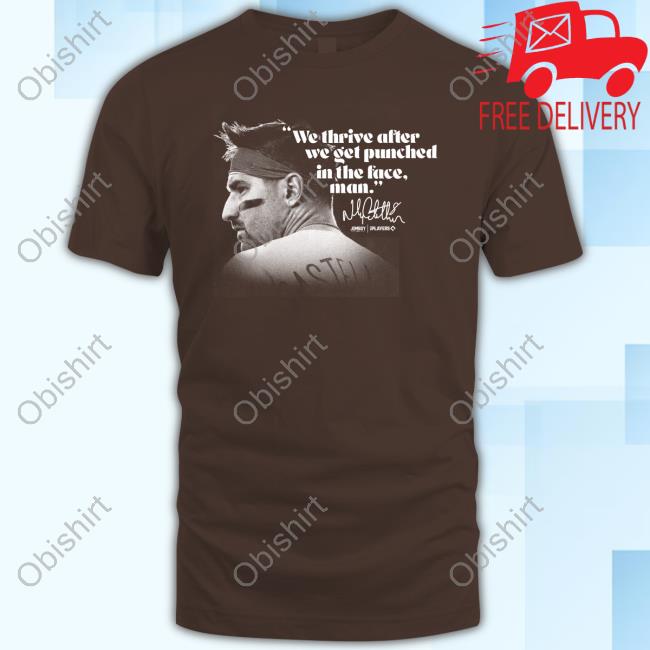 Talkin’ Baseball We Thrive After We Get Punched In The Face Man Shirt