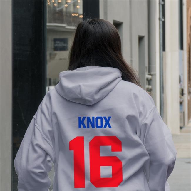 Bills Players Wearing Long Live Luke Knox 16 Sweatshirt