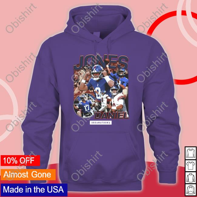 Jones Daniel Dreamathon Hoodie New York Giants Jones Daniel Dreamathon Tee Shirt