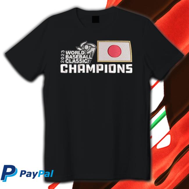 Japan World Baseball Champions 2023 shirt