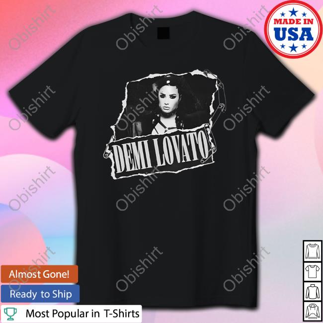 Demi Lovato Merch Demi Lovato Ripped Photo Hoodie