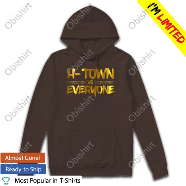 H-Town Vs Everyone Gold Long Sleeve T Shirt