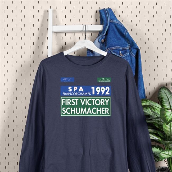 Spa Francorchamps 1992 First Victory Schumacher Shirt Alison Michaelschumachershop