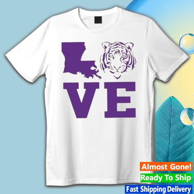 Lsu Tigers Louisiana Love Tiger Shirt