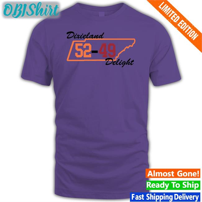 Gray Dougherty Dixieland 52-49 Delight Hooded Sweatshirt Tennessee State Gray Dougherty Dixieland 52-49 Delight Shirts Tennessee State