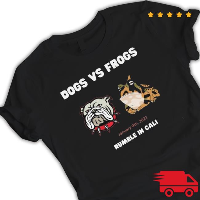 Dogs And Frogs Championship Georgia Tcu 2023 Rumble In Cali Sweaters