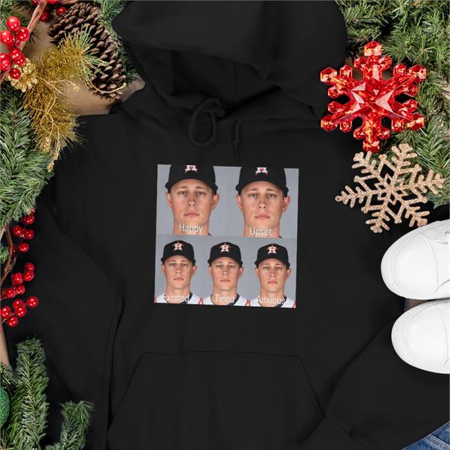 Happy Upset Excited Tired Anxious Hoodie