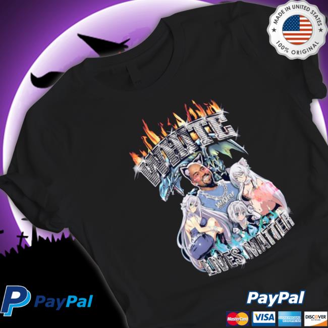 Ye White Lives Matter Anime Tee Shirt