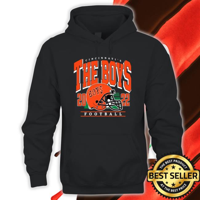 Cincinnati The Boys 2022 Cin Helmet Football Tee Shirt Cincinnati The Boys 2022 Cin Helmet Football Sweatshirt