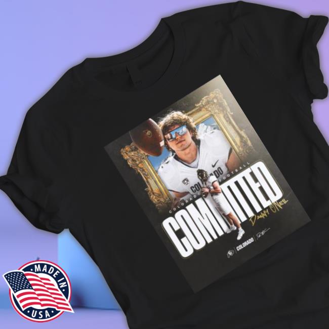 Colorado Buffaloes Football Danny O’Neil Committed Signature Hoodie
