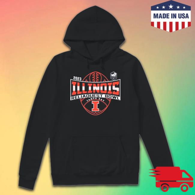 Illinois Football 2023 Reliaquest Bowl Tee Shirt Illinois Football 2023 Reliaquest Bowl Sweatshirts