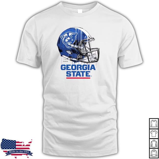 Georgia State Panthers Infant Dripping Helmet T-shirt Georgia State Panthers Infant Dripping Helmet Tee