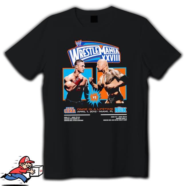 John Cena And The Rock Wrestlemania Xxviii Shirt