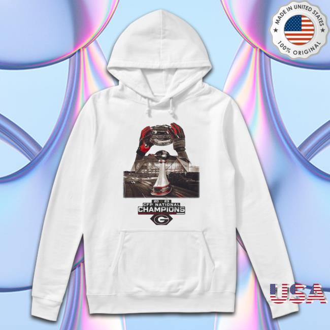 Georgia Bulldogs 2023 Cfp National Champions Mercedes-Benz Stadium Tee Georgia Bulldogs 2023 Cfp National Champions Mercedes-Benz Stadium Sweatshirts