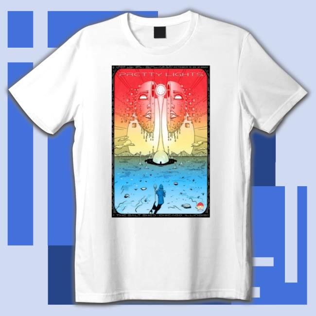 Trending Pretty Lights October 19, 20, 21 2023 The Salt Shed Chicago, Il Poster T-Shirt Trending Pretty Lights October 19, 20, 21 2023 The Salt Shed Chicago, Il Poster Tee Shirt