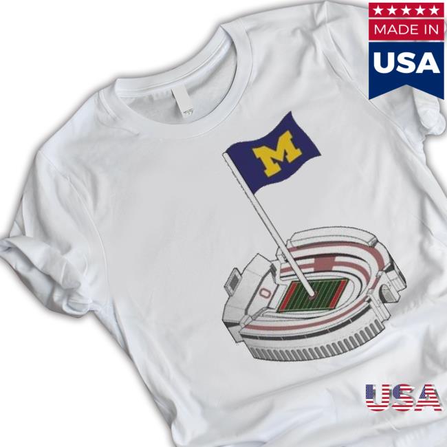 Michigan Flag Ohio Stadium The Shoe Classic Shirt Michigan Flag Ohio Stadium The Shoe Classic Shirt