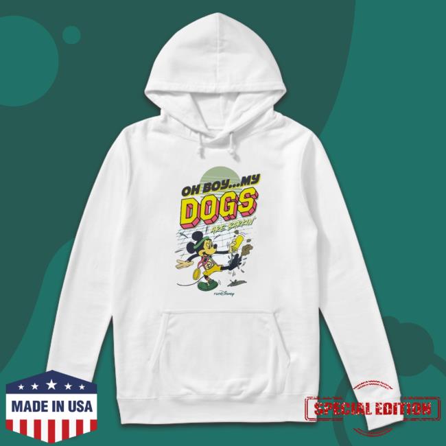 Mickey Oh Boy My Dogs Are Barking Crewneck Sweatshirt