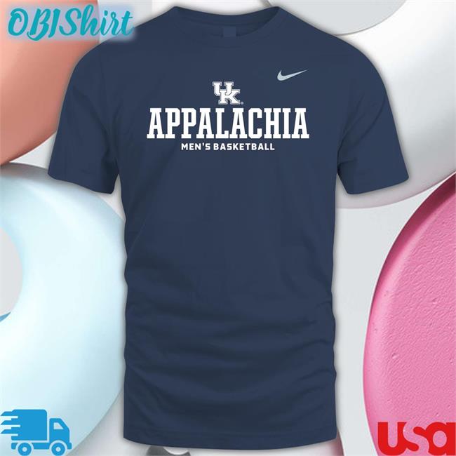 Kentucky Appalachia Men's Basketball Tee Kentucky UK Appalachia Men's Basketball Hoodie