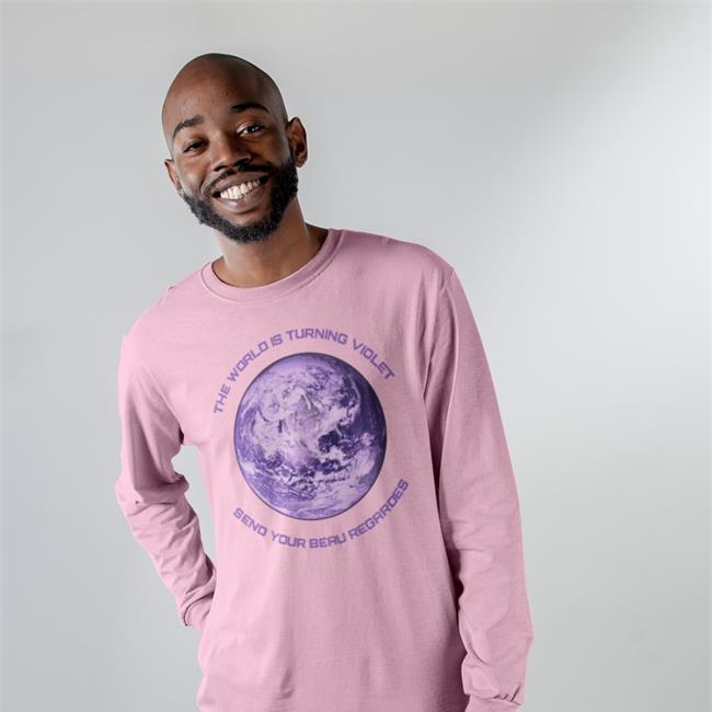 Anus The World Is Turning Violet Send Your Beau Regardes Hoodie