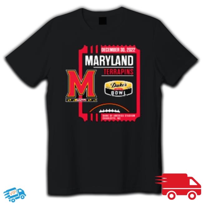 Duke’S Mayo Bowl Maryland Terrapins Black Shirt