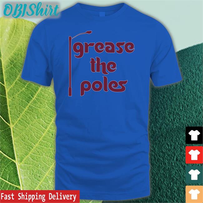 Barstoolsports Store Grease The Poles T Shirt Rone’S Gamblin Corner
