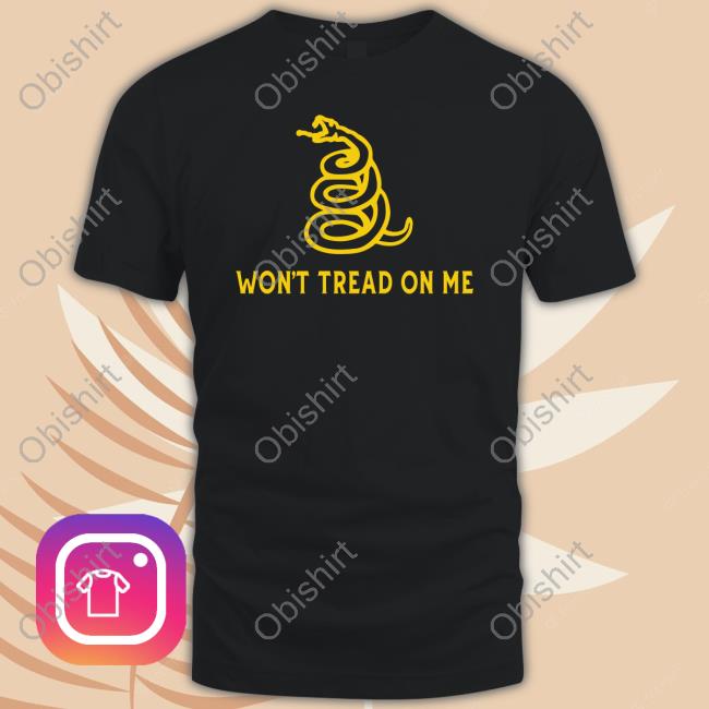 Alex Jones Wearing Won't Tread On Me Tee