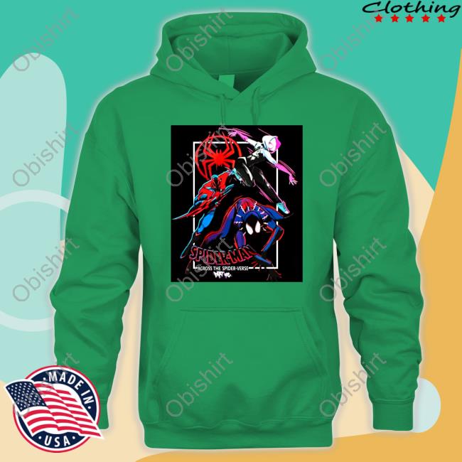 Spider Man Across The Spider Verse Hoodie Spider Man Across The Spider Verse Tee Shirt