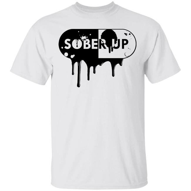 Sober Up Records T Shirt White Hoodie Shirt