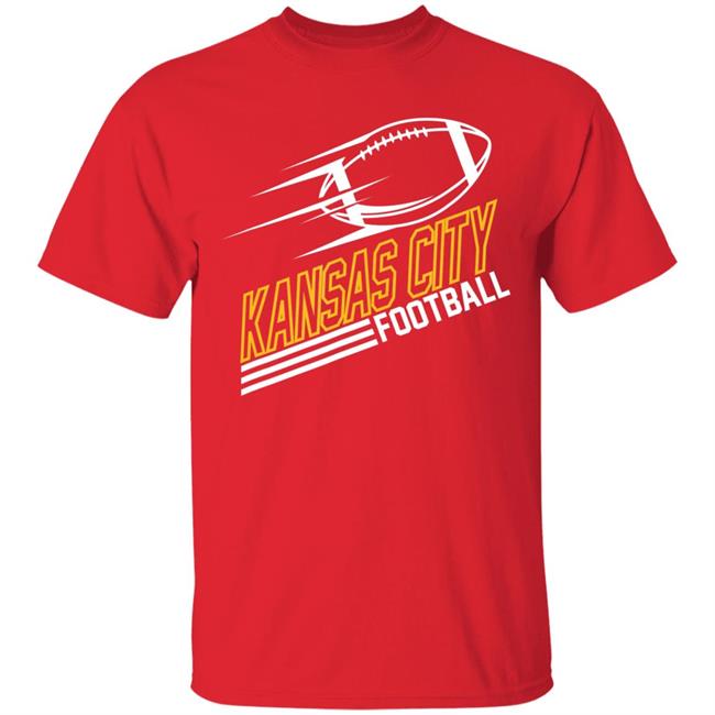 Kansas city football streamline t shirt Kansas city football streamline t shirt