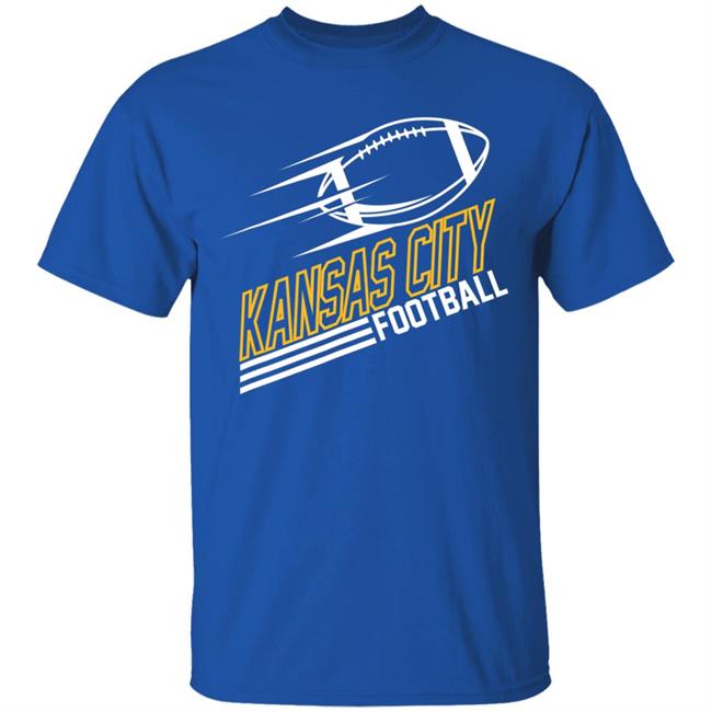 Kansas city football streamline t shirt Kansas city football streamline t shirt