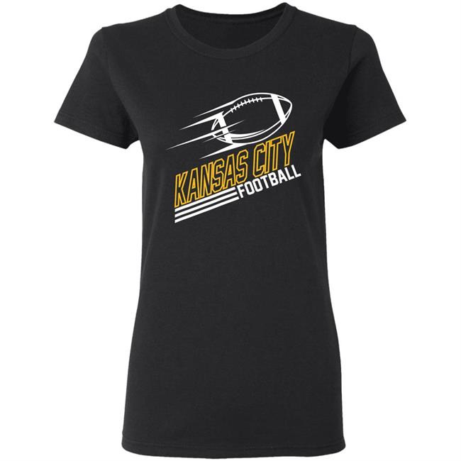 Kansas city football streamline t shirt Kansas city football streamline t shirt
