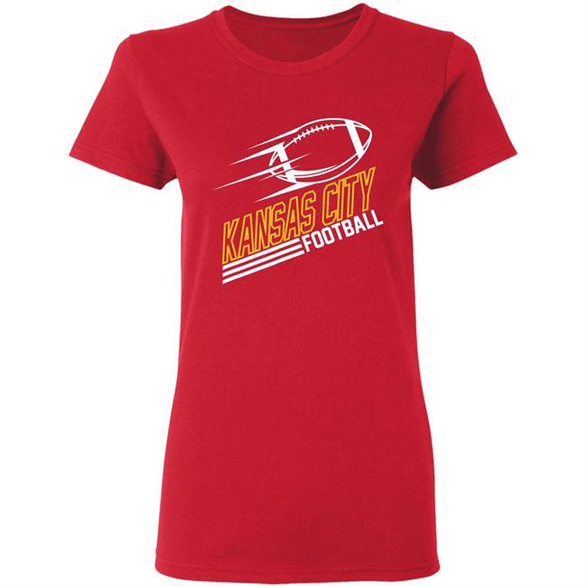 Kansas city football streamline t shirt Kansas city football streamline t shirt