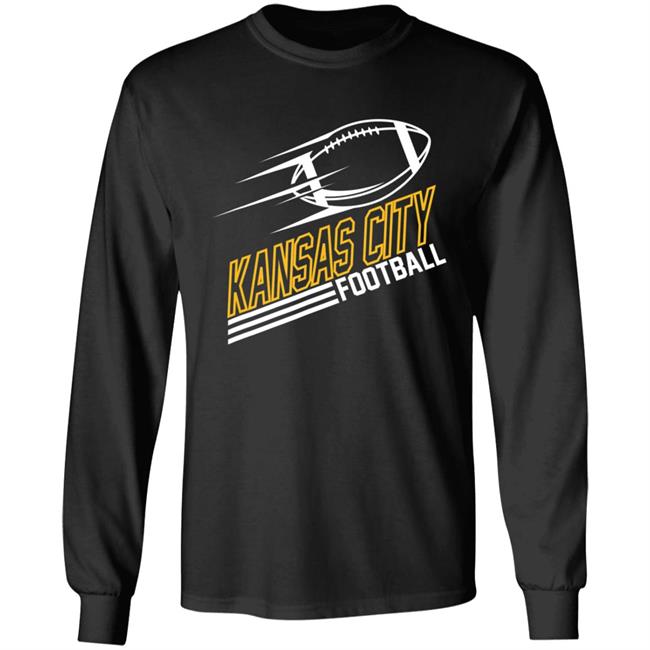 Kansas city football streamline t shirt Kansas city football streamline t shirt