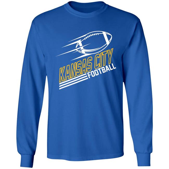 Kansas city football streamline t shirt Kansas city football streamline t shirt