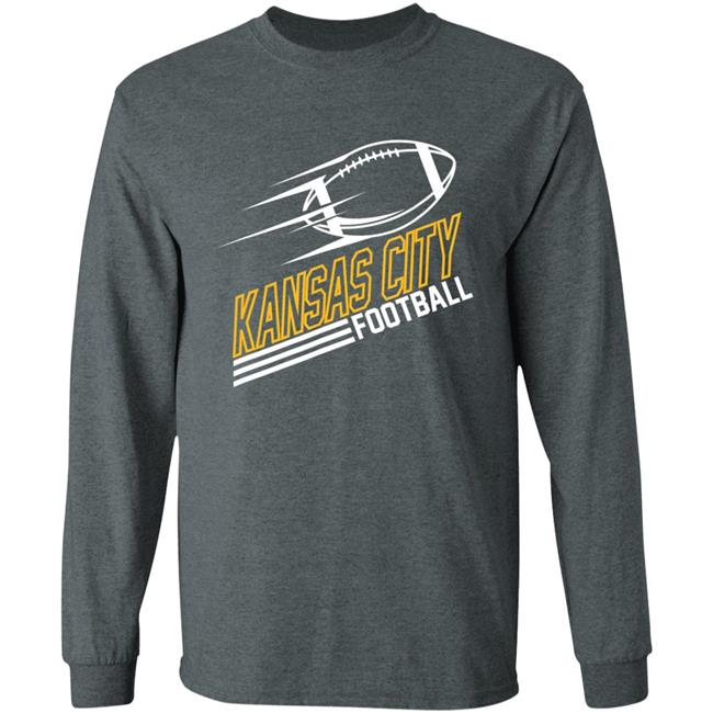 Kansas city football streamline t shirt Kansas city football streamline t shirt