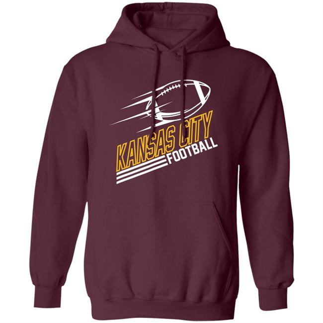 Kansas city football streamline t shirt Kansas city football streamline t shirt