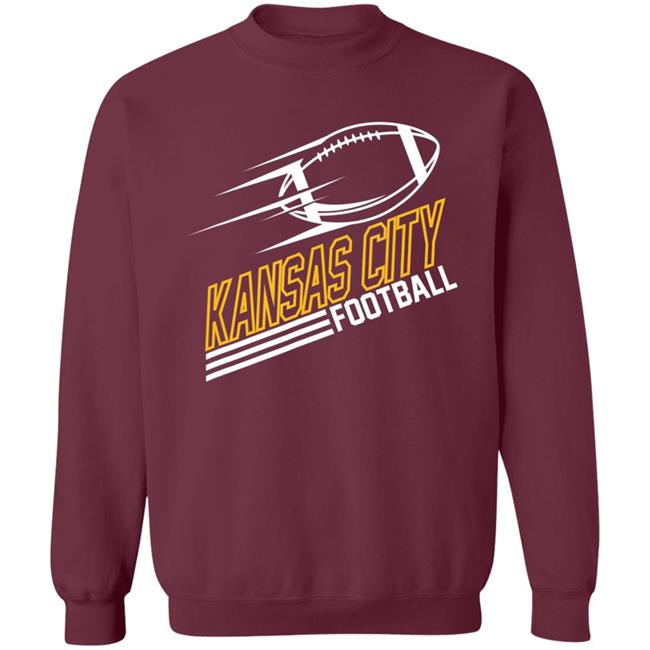 Kansas city football streamline t shirt Kansas city football streamline t shirt