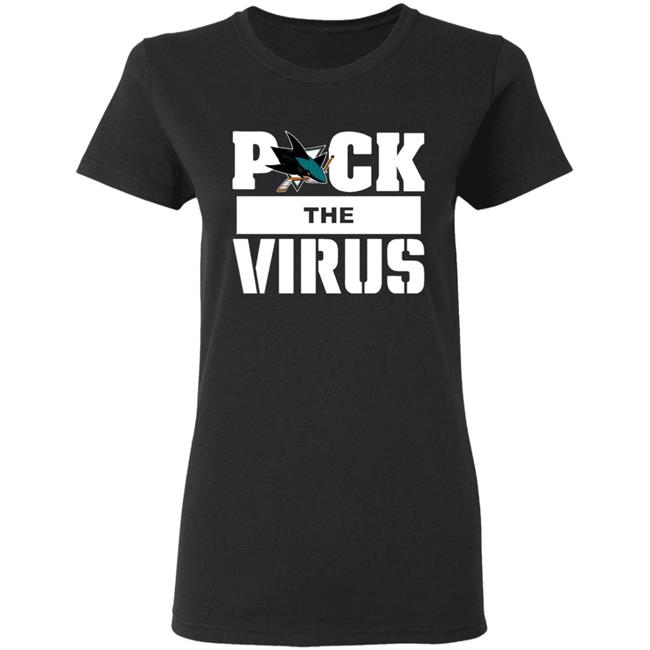San Jose Sharks Puck The Virus Shirt San Jose Sharks Puck The Virus Shirt