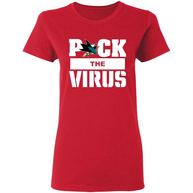 San Jose Sharks Puck The Virus Shirt San Jose Sharks Puck The Virus Shirt