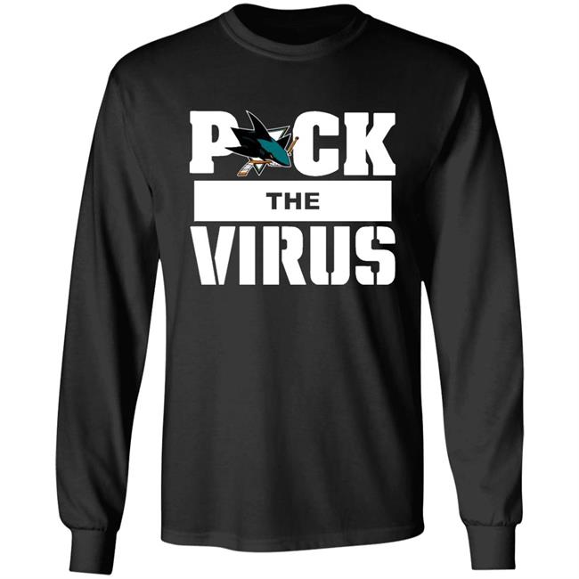 San Jose Sharks Puck The Virus Shirt San Jose Sharks Puck The Virus Shirt