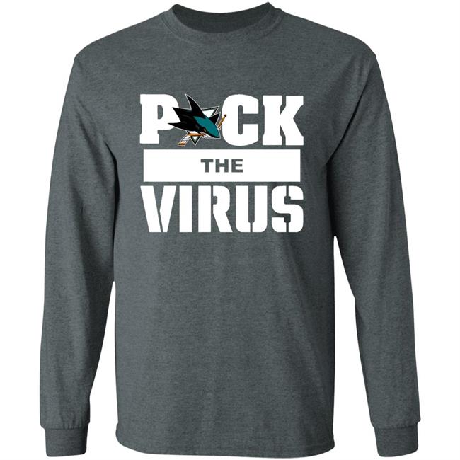 San Jose Sharks Puck The Virus Shirt San Jose Sharks Puck The Virus Shirt