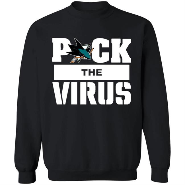 San Jose Sharks Puck The Virus Shirt San Jose Sharks Puck The Virus Shirt