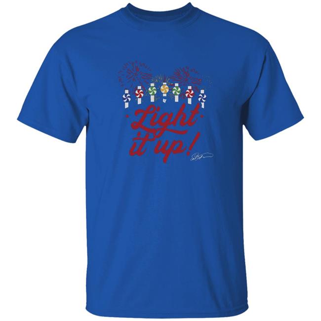 Light It Up Chicago Ed Farmer T-Shirt Light It Up Chicago Ed Farmer T-Shirt