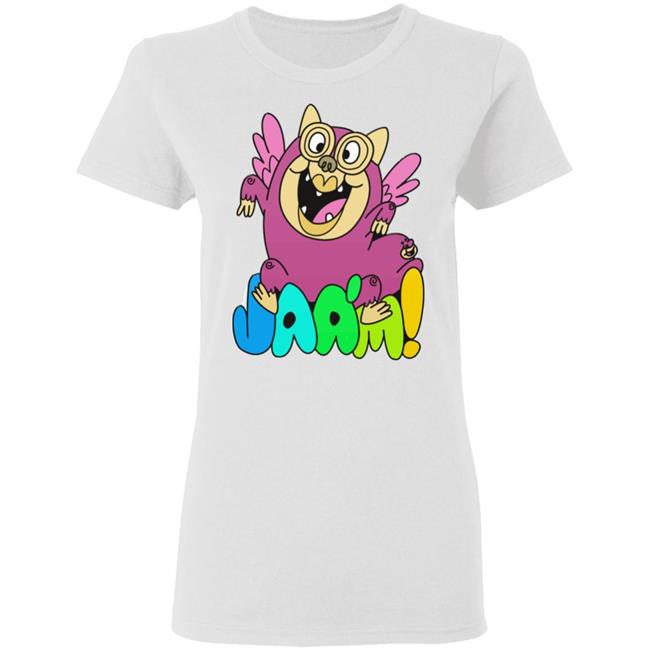 Jaa'm Enamel Logo White T Shirt Jaa'm Enamel Logo White T Shirt