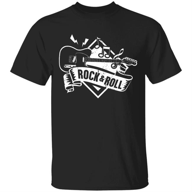 Rock & Roll T Shirt Black