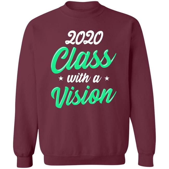 Seniors 2020 Class With a Vision Blach Hoodie T Shirt Seniors 2020 Class With a Vision Blach Hoodie T Shirt
