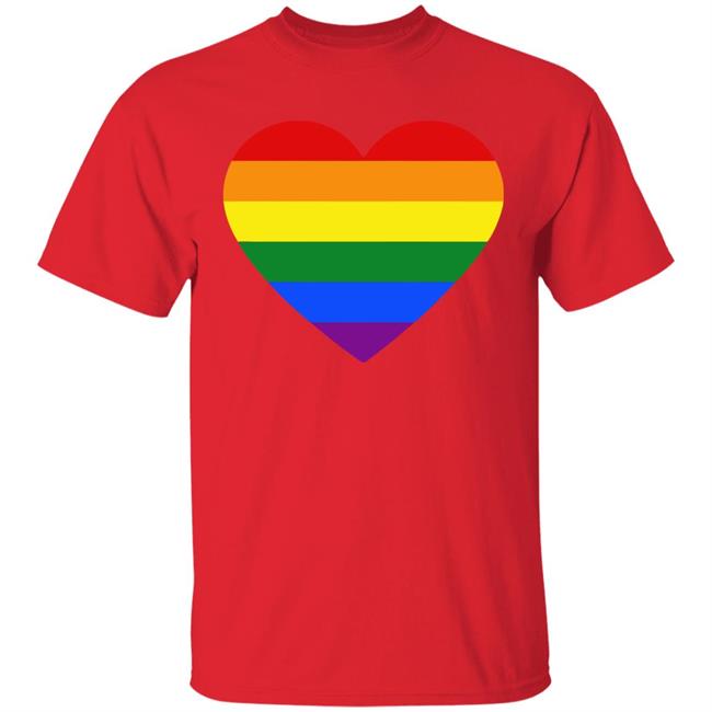 Rainbow Heart Lesbian Pride LGBT Pride G T Shirt Rainbow Heart Lesbian Pride LGBT Pride G T Shirt