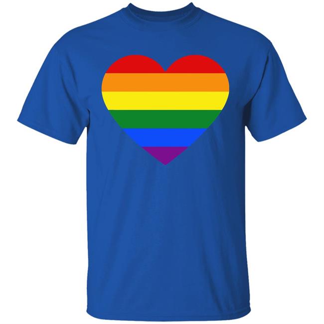 Rainbow Heart Lesbian Pride LGBT Pride G T Shirt Rainbow Heart Lesbian Pride LGBT Pride G T Shirt