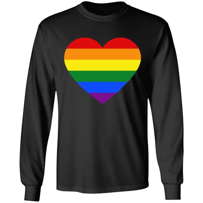 Rainbow Heart Lesbian Pride LGBT Pride G T Shirt Rainbow Heart Lesbian Pride LGBT Pride G T Shirt