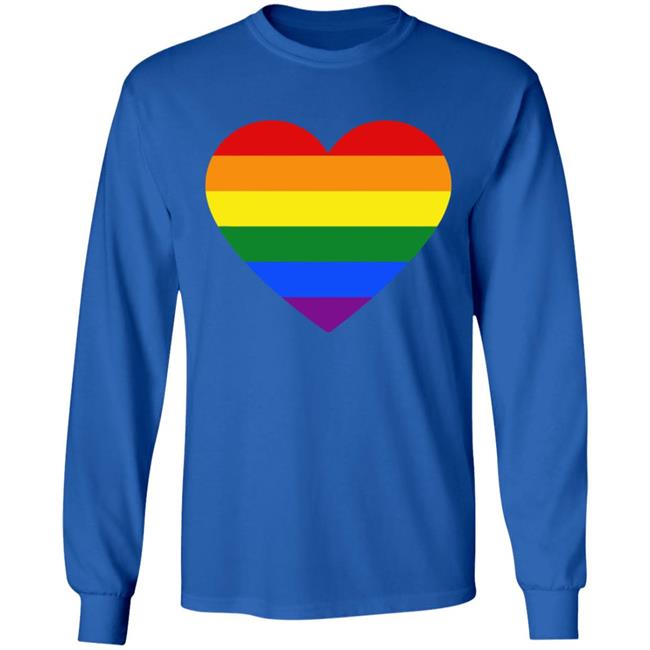 Rainbow Heart Lesbian Pride LGBT Pride G T Shirt Rainbow Heart Lesbian Pride LGBT Pride G T Shirt